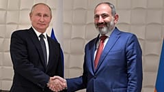 Ermenistan Başbakanı Paşinyan ile Rusya Devlet Başkanı Putin