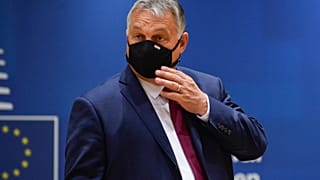 Orbán Viktor miniszterelnök Brüsszelben, az október 2-án tartott EU-csúcson.
