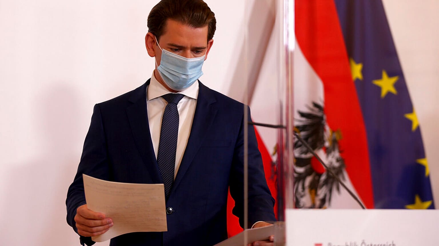 Sebastian Kurz kündigt zweiten Lockdown an