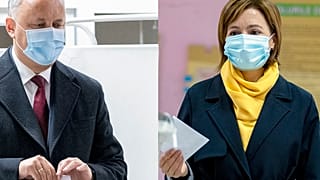 Moldova presidential election, Igor Dodon and Maia Sandu