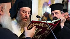 Ο μητροπολίτης Ιερισσού, Αγίου Όρους και Αρδαμερίου, Θεόκλητος