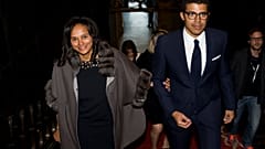 Sindilka Dokolo com a mulher, a empresária angolana Isabel dos Santos