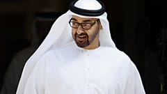 Crown Prince of Abu Dhabi, Sheik Mohamed bin Zayed Al Nahyan leaves 10 Downing Street in London, Monday, July 15, 2013