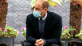 Prinz William im Gespräch mit Angestellten des The Royal Marsden Krankenhaus in London, 21.10.2020
