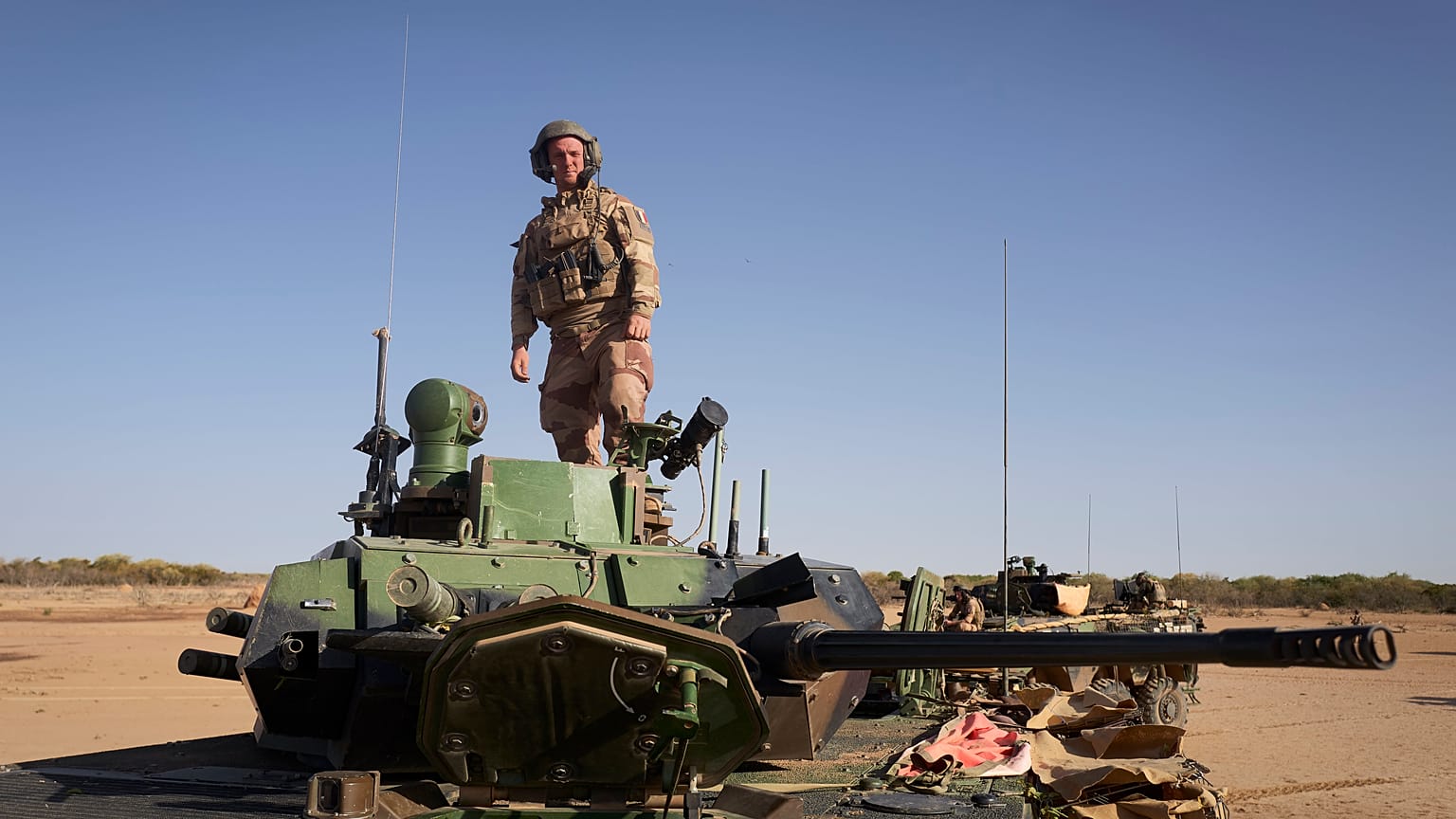 Soldat de l'opération Barkhane, le 12 novembre 2019.