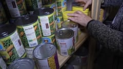 Banque alimentaire aux Lilas, en Seine-Saint-Denis 