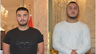 Recep Tayyip Gültekin (solda) Mikail Özen (sağda)