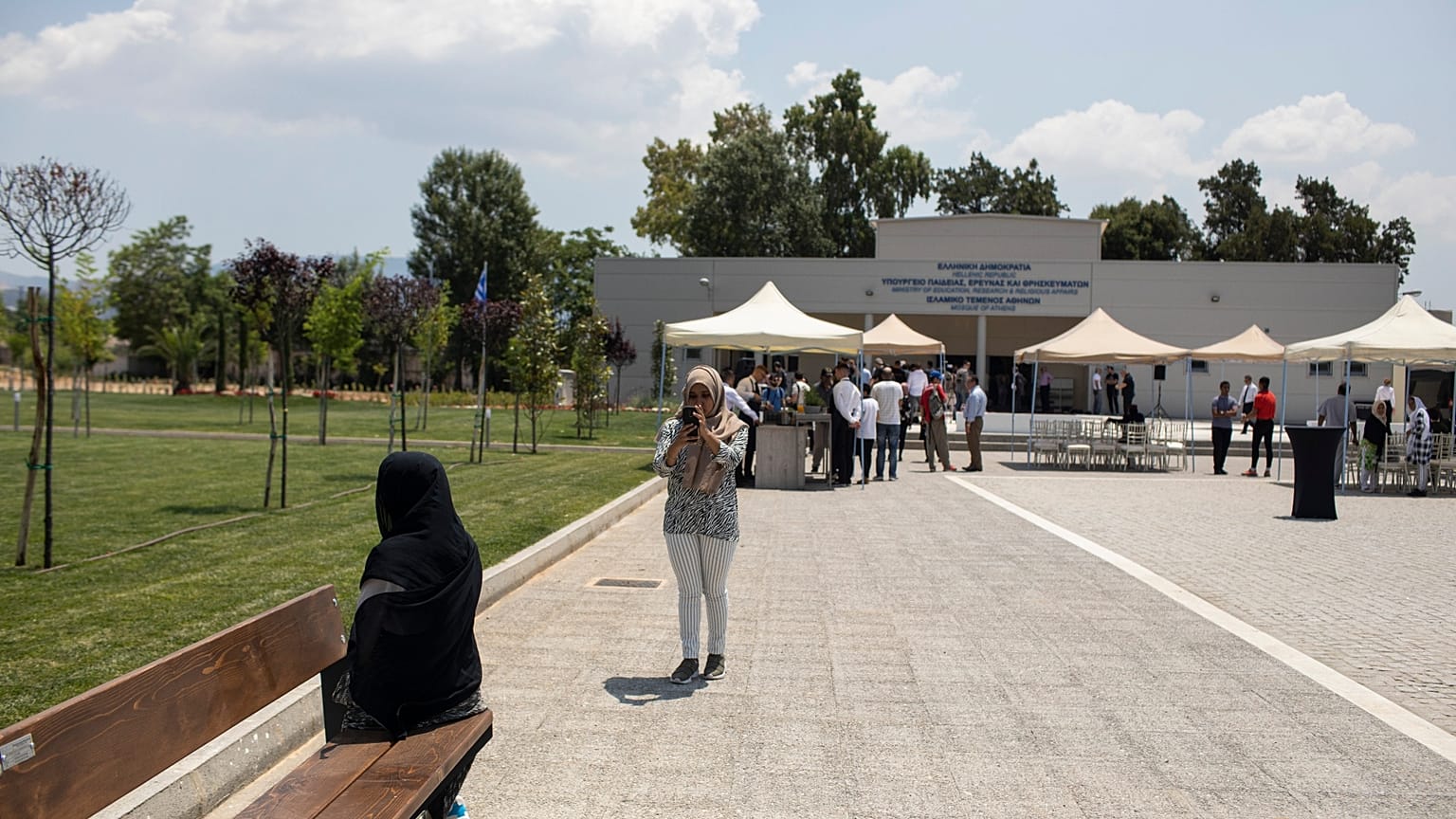 Atina'nın ilk camisi ibadete açıldı