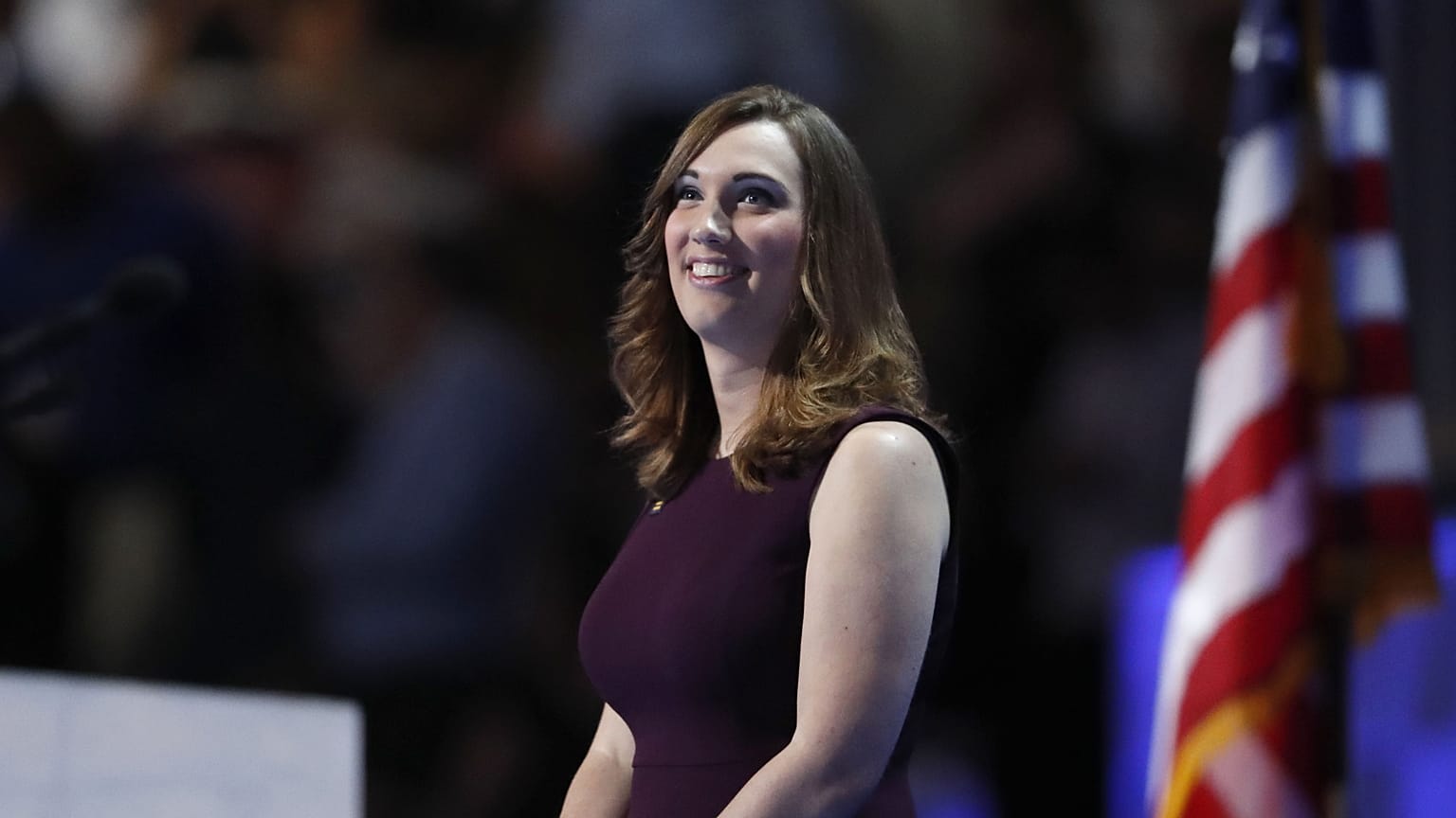 ABD'nin ilk transgender senatörü Sarah McBride.