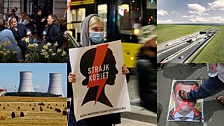 Sweden COVID-19 measures, Belarus power plant, Polish abortion protests, Macron protests, Fehmarnbelt tunnel.