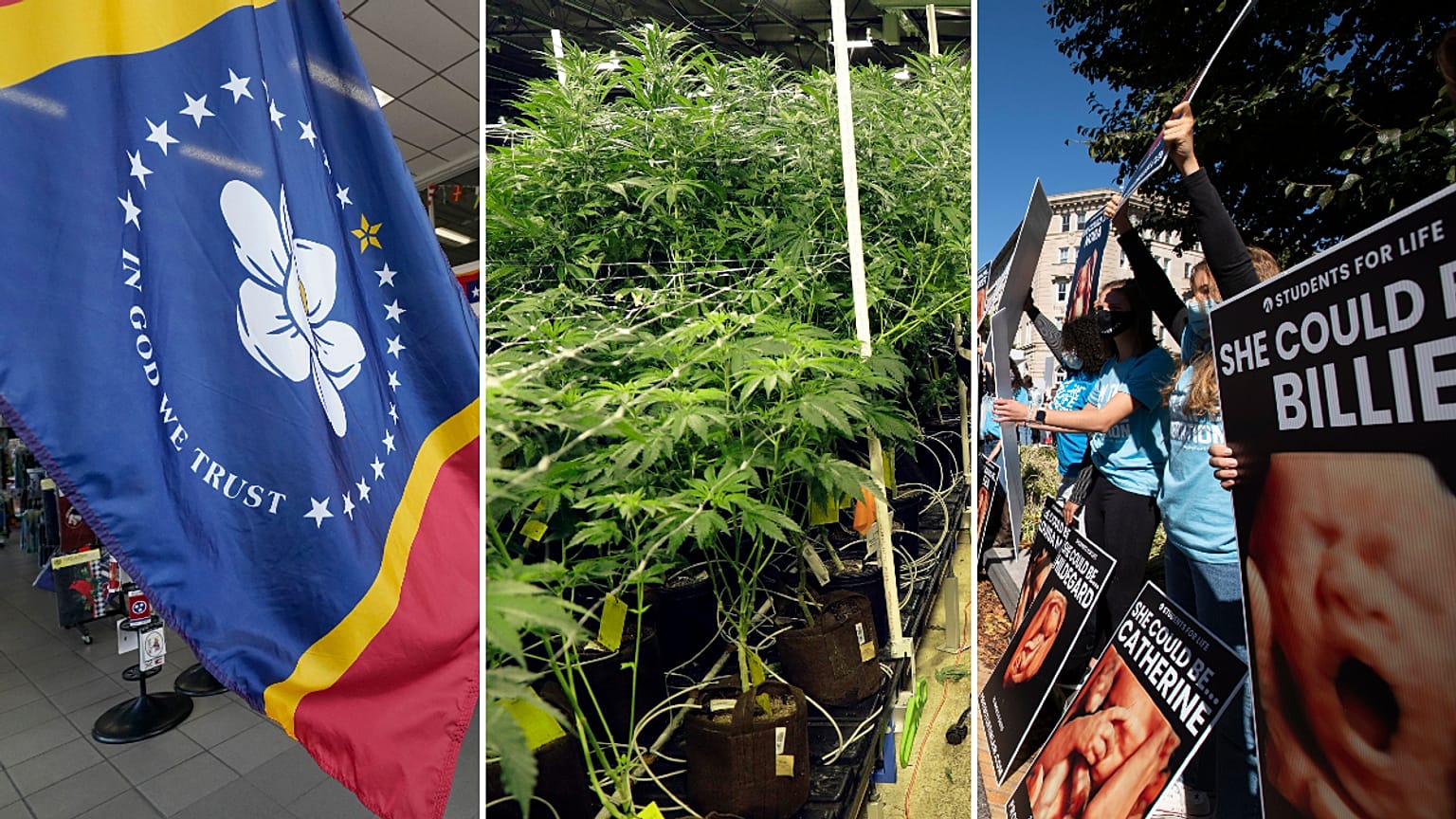 A nova bandeira do Mississipi, canábis e aborto também foram a votos