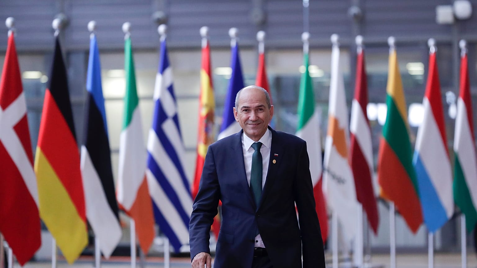 Janez Jansa, prime minister of Slovenia