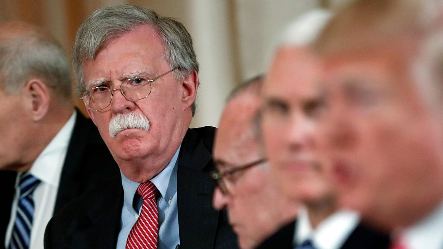 John Bolton and Donald Trump