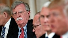 John Bolton and Donald Trump