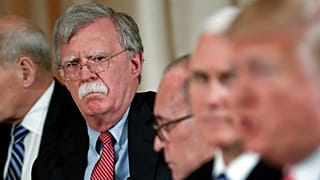 John Bolton and Donald Trump
