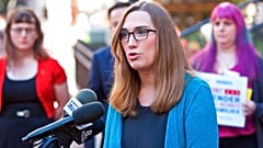 Sarah McBride in una foto del 2018