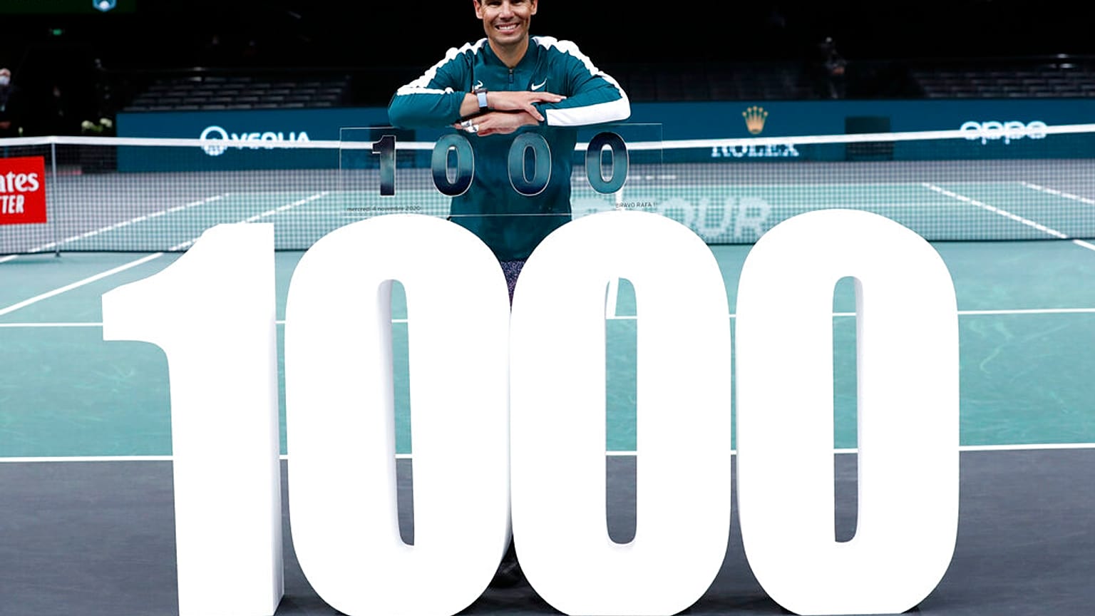 1 000ème victoire pour Rafael Nadal au Masters 1000 de Paris-Bercy
