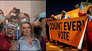 "Stoppez le décompte" ou "Comptez toutes les voix", les manifestations des camps Trump et Biden ont émaillé la journée et la soirée du 4 novembre aux Etats-Unis