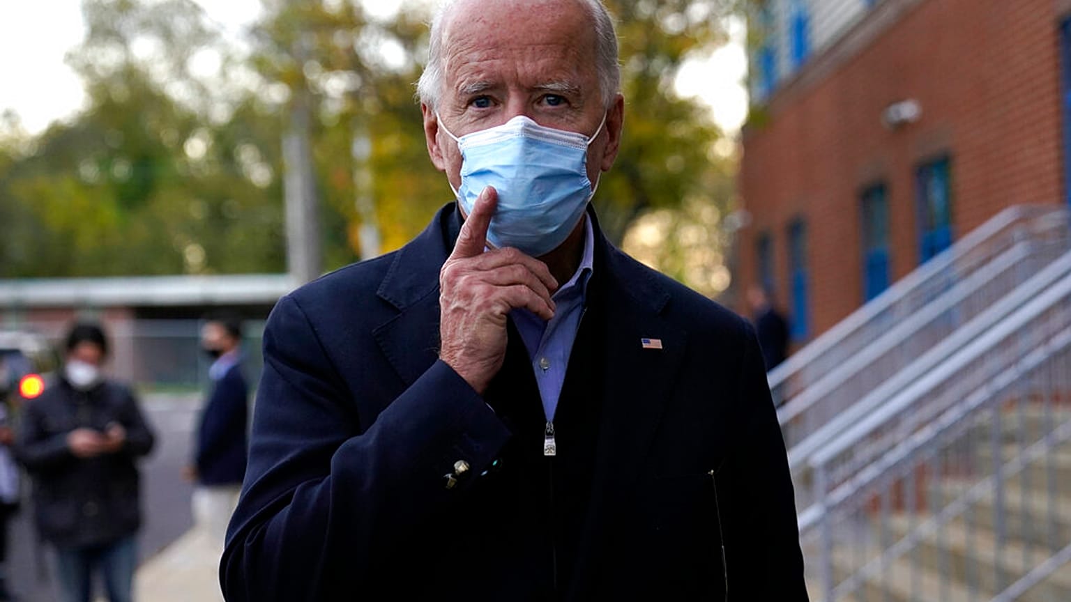 Joe Biden bei einer Wahlkampagne, 3.November 2020