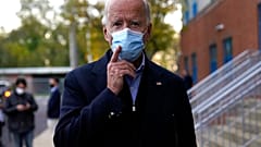 Joe Biden bei einer Wahlkampagne, 3.November 2020