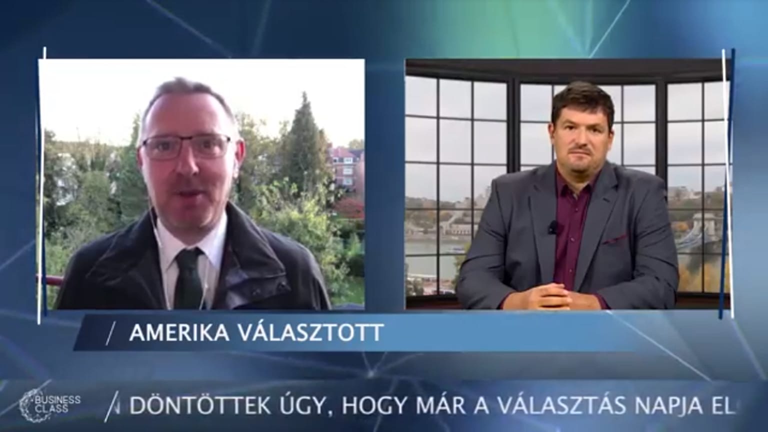 Pillanatkép a Business Class adásából