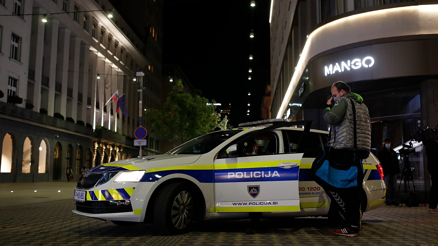 Die Lage im Zentrum von Lju­bl­ja­na beruhigte sich erst nach mehreren Stunden 