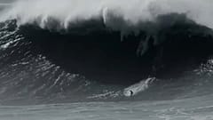 Justine Dupont na Nazaré