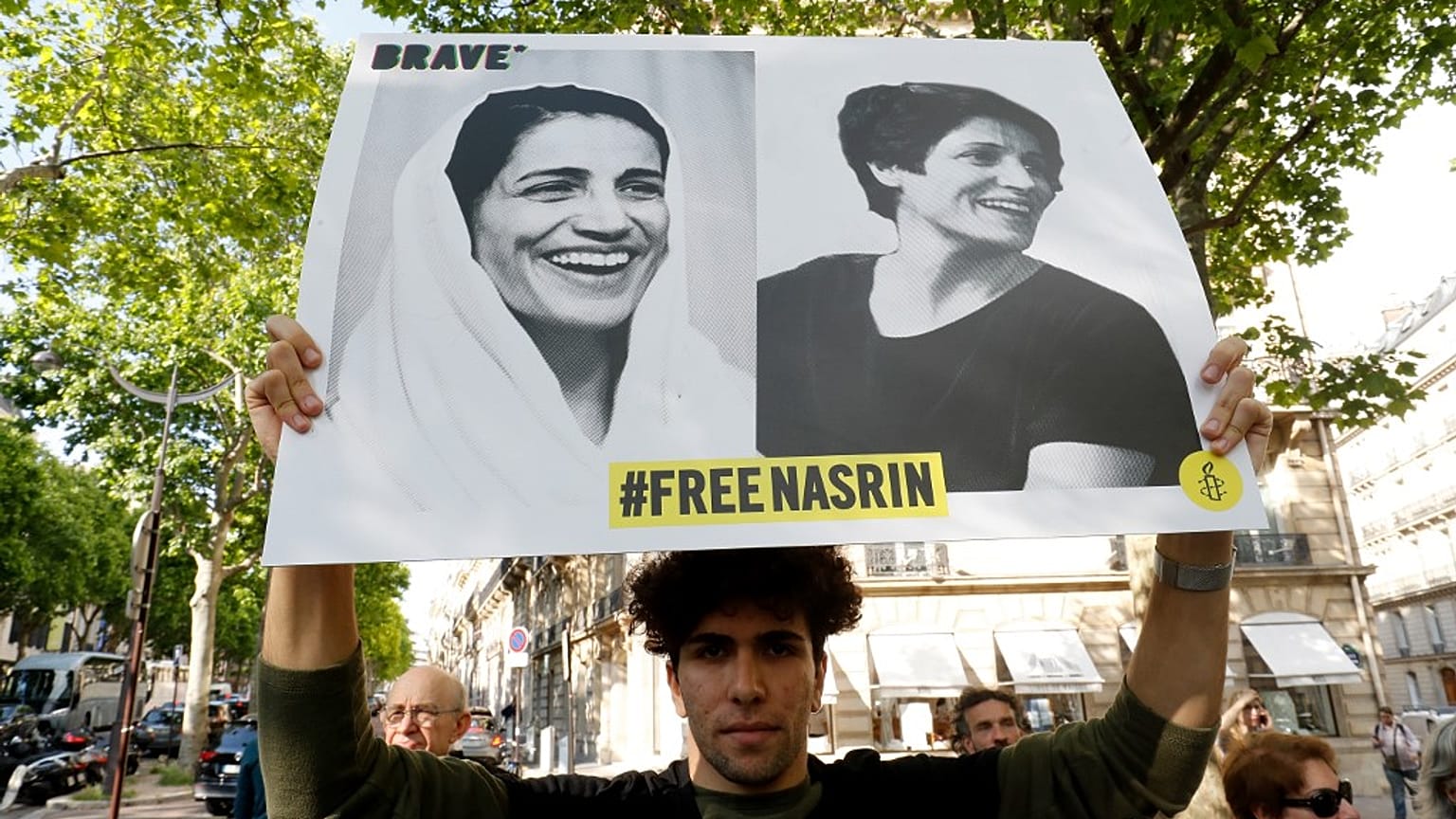 Demo für Nasrin Soutoudeh (ARCHIV)