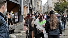 Beyoğlu'ndan maske denetimi 