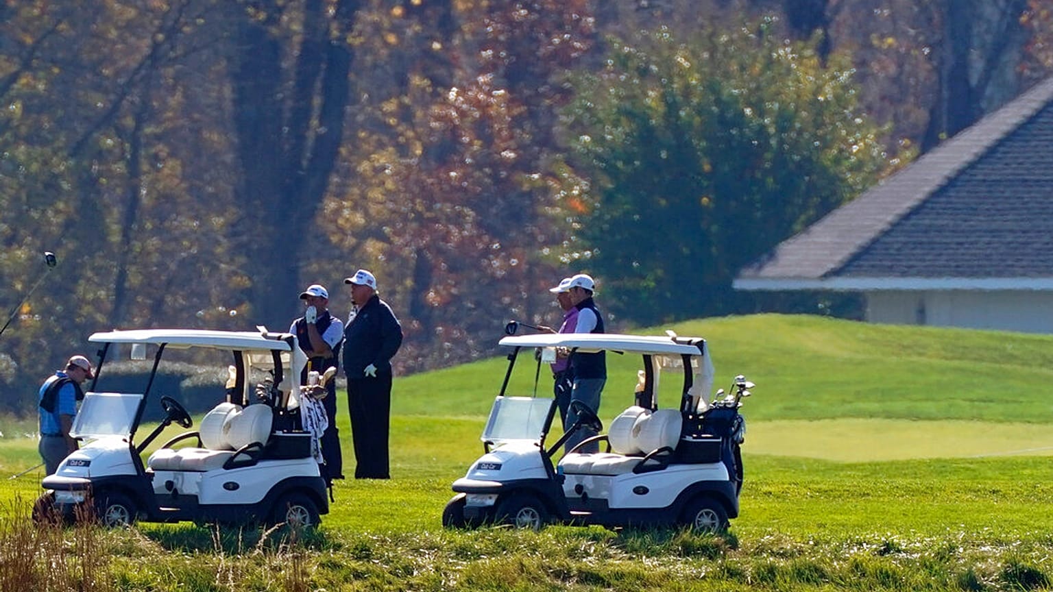 Donald Trump auf dem Golfplatz