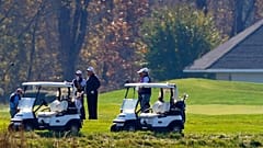 Donald Trump auf dem Golfplatz