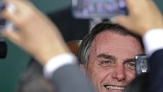 Bolsonaro az elnöki palotában