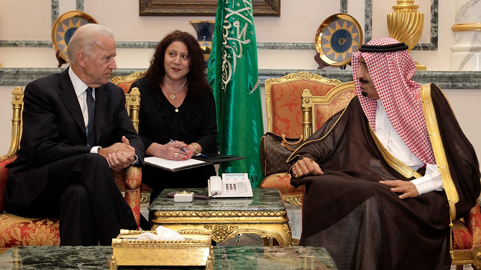 الرئيس الأمريكي جو بايدن والملك سلمان 