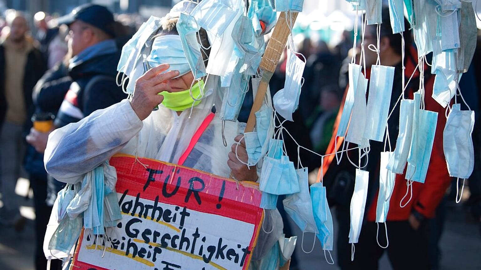 Querdenken-Demo in Leipzig
