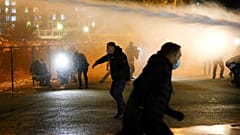 Водомёты в центре Тбилиси