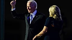 Designierter Präsident Joe Biden mit seiner Frau Jill, 7.11.2020