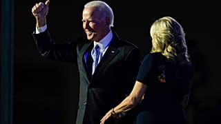 Designierter Präsident Joe Biden mit seiner Frau Jill, 7.11.2020