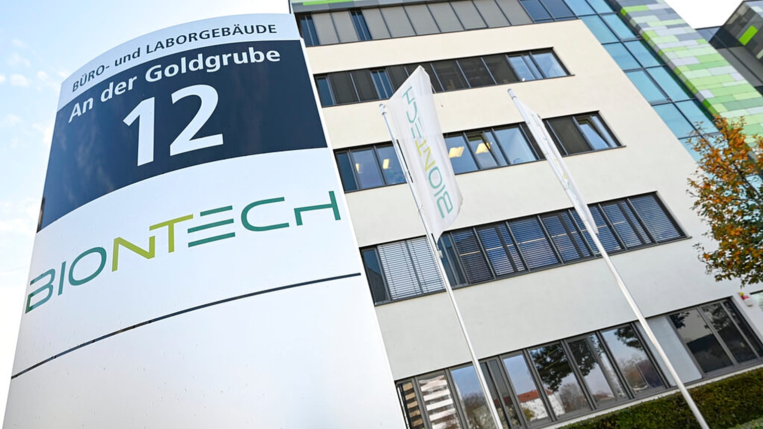 Alman BioNTech firmasının Mainz şehrindeki genel merkezi.