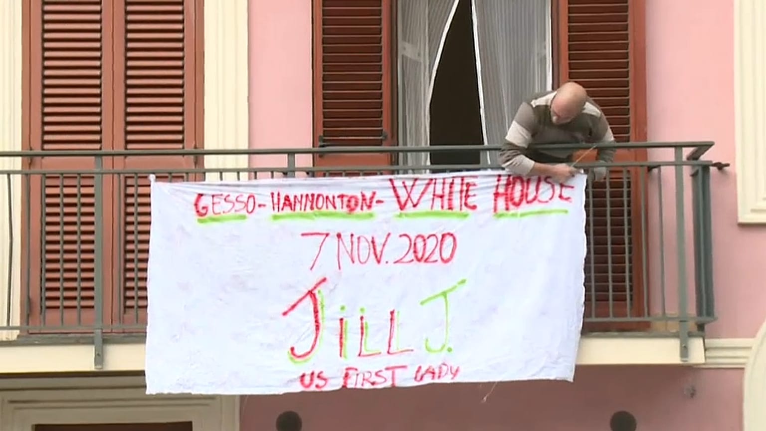 Gesso festeggia la first lady