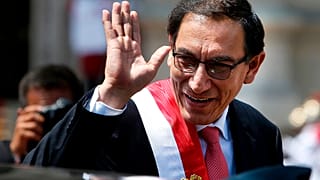 Peru Kongresi'nin yolsuzluk suçlaması nedeniyle görevinden azlettiği Devlet Başkanı Martin Vizcarra