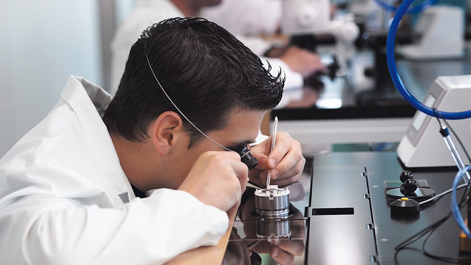 Inside Breitling's laboratory.