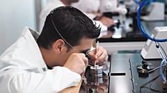 Inside Breitling's laboratory.