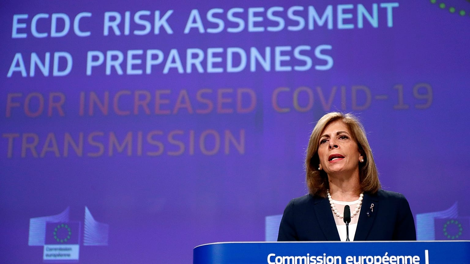 La Commissaire européenne en charge de la Santé Stella Kyriakides