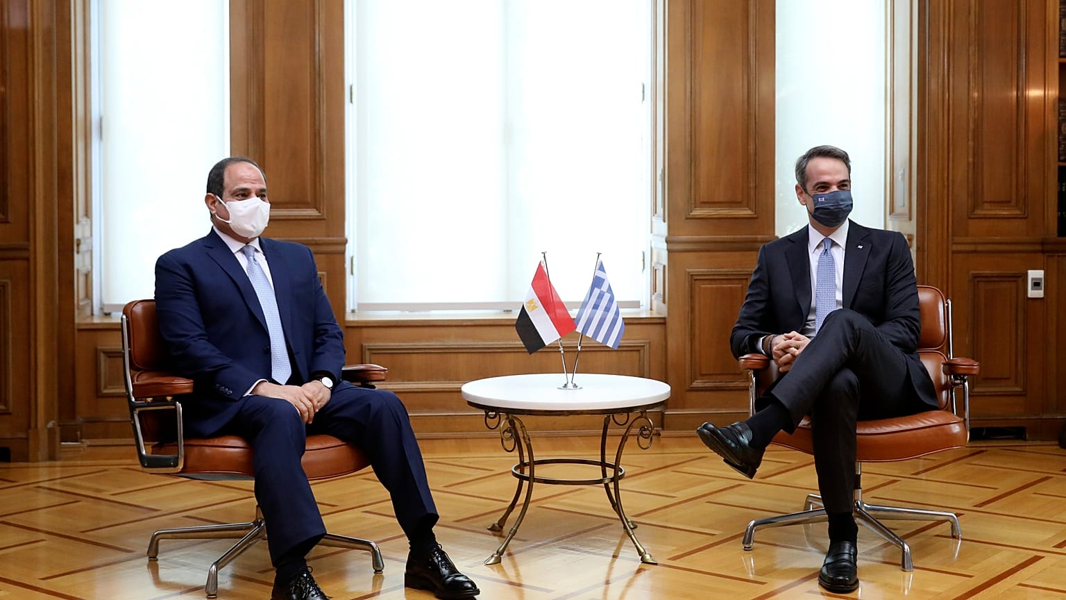 Στο Μέγαρο Μαξίμου ο Πρόεδρος της Αιγύπτου