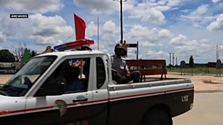 Patrouille de police au Mozambique