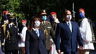 ΕΠΙΣΚΕΨΗ ΑΙΓΥΠΤΙΟΥ ΠΡΟΕΔΡΟΥ - ΠΡΟΕΔΡΙΚΟ ΕΠΙΣΗΜΗ ΥΠΟΔΟΧΗ