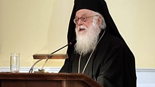 Ο Αρχιεπίσκοπος Αλβανίας Αναστάσιος