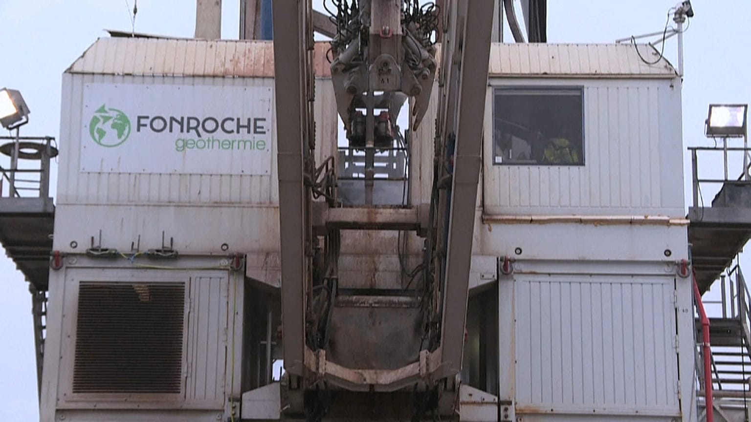 La centrale géothermique près de Strasbourg