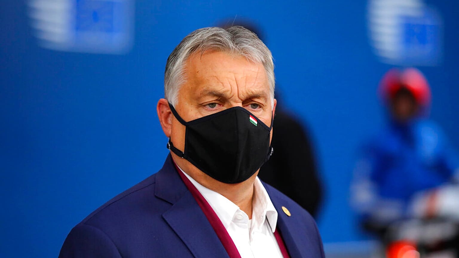 Hungary's Prime Minister Viktor Orban leaves the building during departures at the end of an EU summit in Brussels, Friday, Oct. 16