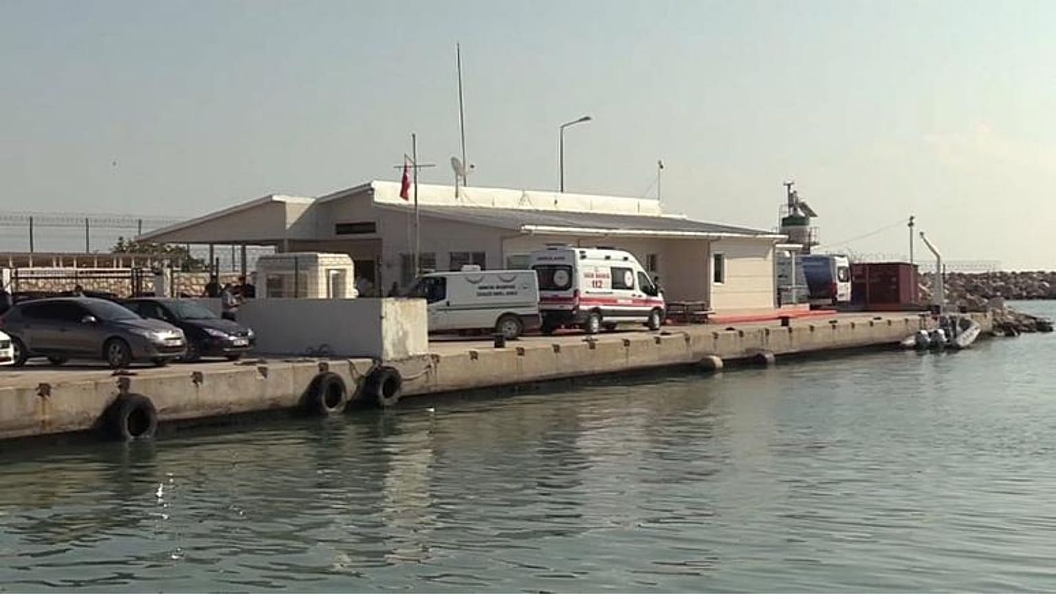 Turkish Coast Guard officials launched an operation off the district of Karataş